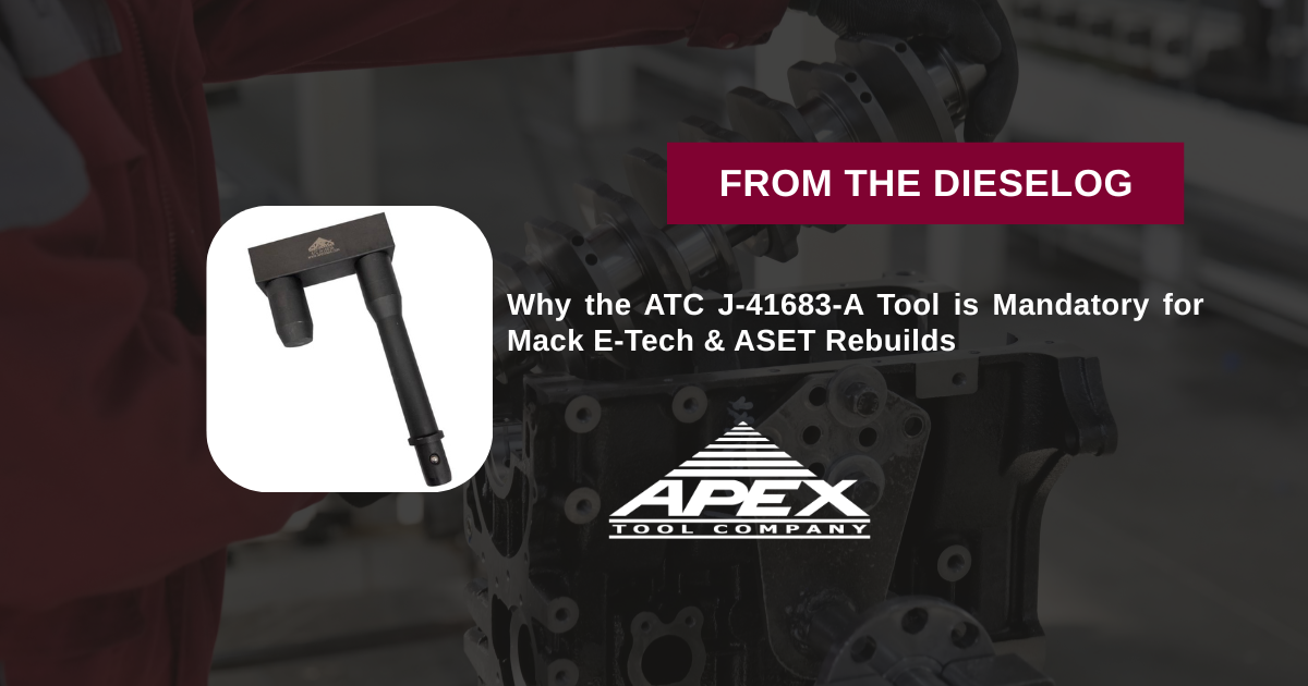 ATC J-41683-A Mack Engine Lifter Bore H-Ring Retainer Alignment and Seating Tool